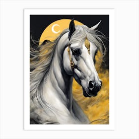 White Horse 1 Art Print