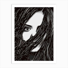 Portrait Of A Woman 18 Art Print