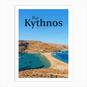 Kythnos Island In Greece Art Print