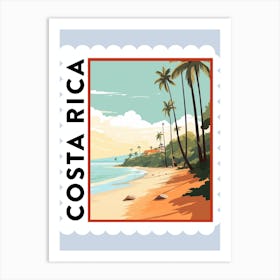 Costa Rica 1 Travel Stamp Poster Art Print