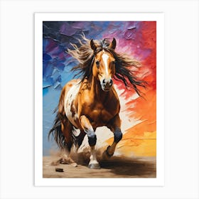 Horse Running 4 Art Print