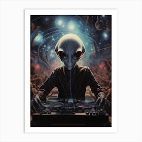 Gray Alien 03 Art Print