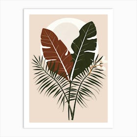 Tropical Leaves 151 Art Print