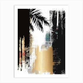 Palm Trees Canvas Print Art Print