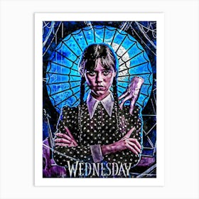 Addams Family Wednesday 1 Art Print