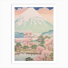 Mount Amagi In Shizuoka Japanese Landscape 1 Art Print