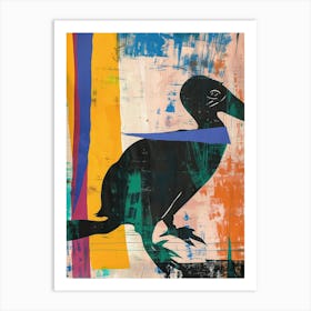 Platypus Duck 1 Cut Out Collage Art Print