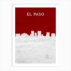 El Paso Texas Art Print