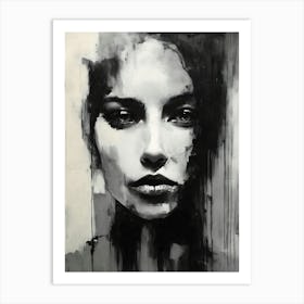 Black And White Painting 4 Art Print