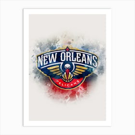 New Orleans Pelicans 3 Art Print