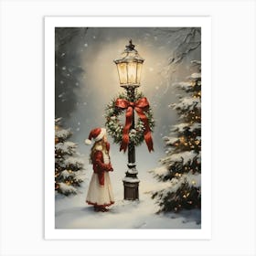 Christmas Lights 3 Art Print