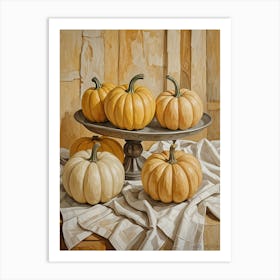 Pumpkins no1 Art Print