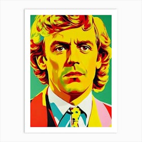 Hugh Laurie Colourful Pop Movies Art Movies Art Print