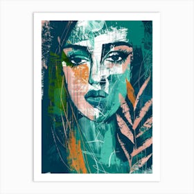 Abstract Of A Woman 54 Art Print