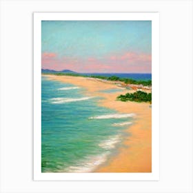 Manzanillo Beach Cuba Monet Style Art Print