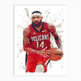 Brandon Ingram New Orleans Pelicans 1 Art Print