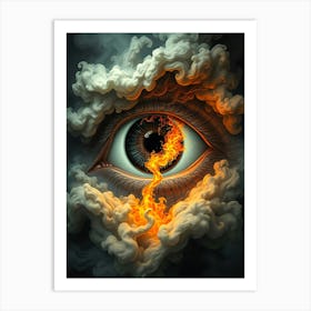 Eye Of Fire Art Print