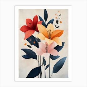 Lilies 1 Art Print