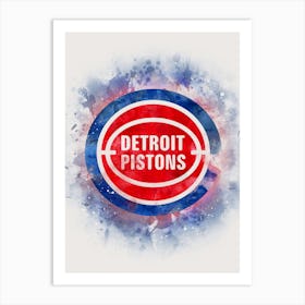 Detroit Pistons 4 Art Print