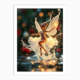 Fairy Dance In Water Poster