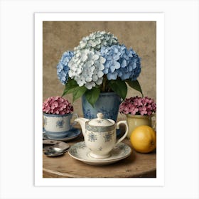 Hydrangeas 3 Art Print