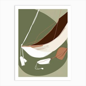 Canoe Illustration Art Print