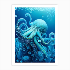 OctopusOcean Art Print