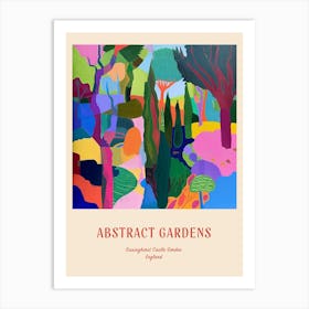 Colourful Gardens Sissinghurst Castle Garden England 2 Red Poster Art Print