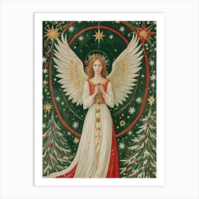 Christmas Angel Art Print