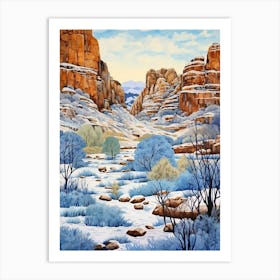 Zion National Park United States 2 Art Print