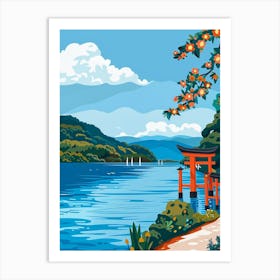 Ise Japan 3 Colourful Illustration Art Print