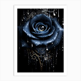 Dark Rose 1 Art Print