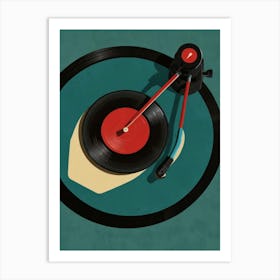 Vinyl Record 17 Art Print