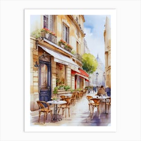 Paris Cafe Art Print