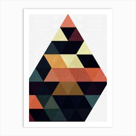 Triangle geometry 1 Art Print