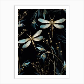 Dragonflies 5 Art Print