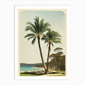 Balmoral Beach Australia Vintage Art Print