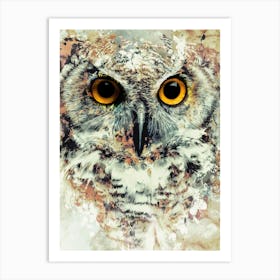 Owl 2 Art Print