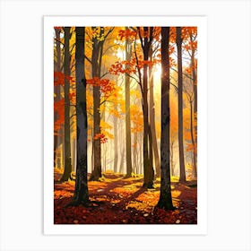 Autumn Forest 4 Art Print