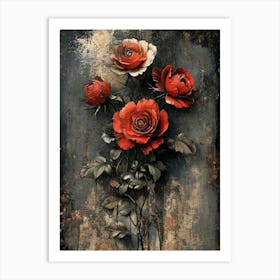 Red Roses Art Print