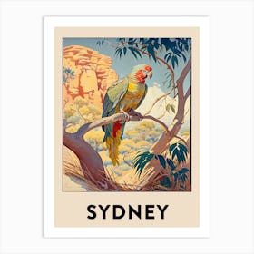 Sydney 3 Vintage Travel Poster Art Print