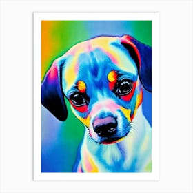 Miniature Pinscher Fauvist Style Dog Art Print
