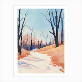 Winter In The Woods Art Print