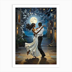 Moonlight Dance Art Print