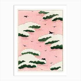 Birds In The Sky by Watanabe Seitei Art Print