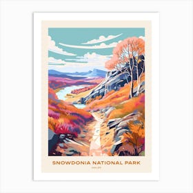 Snowdonia National Park Wales 2 Hike Poster Art Print