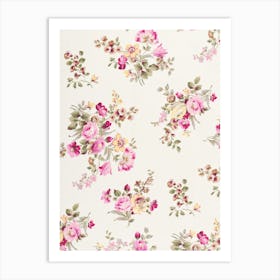 Floral Wallpaper 2 Art Print