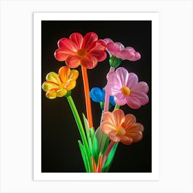 Bright Inflatable Flowers Gaillardia 2 Art Print