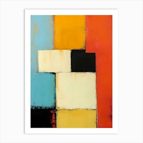 Abstract Squares 3 Art Print