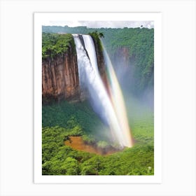 Kaieteur Falls Of The North, Guyana Majestic, Beautiful & Classic (2) Art Print